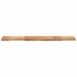 Berkfield Home Floating Shelf 160x30x4 cm Oil Finished Solid Wood Acacia in Brown - Size: 160 x 30 x 4 cm - thumbnail 4