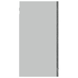 Berkfield Home Hanging Glass Cabinet Grey Sonoma 80x31x60 cm Engineered Wood - Size: 80 x 31 x 60 cm - thumbnail 6