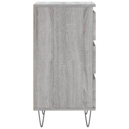Berkfield Home Sideboard Grey Sonoma 40x35x70 cm Engineered Wood - Size: 40 x 35 x 70 cm - thumbnail 7