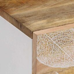 Berkfield Home Coffee Table 100x54x40 cm Solid Wood Mango in Brown - Size: 100 x 54 x 40 cm - thumbnail 6