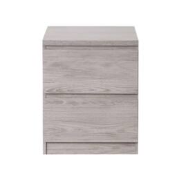 Cheshire Premium Atlas 2 Drawer Grey Oak Bedside Unit - thumbnail 5