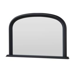 Yearn Mirrors Overmantle Arched Contemporary Mirror Black 112(w)x77cm(h) - thumbnail 2