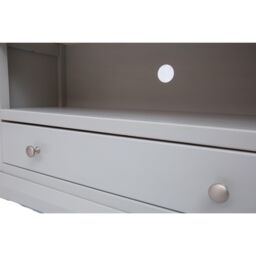 Cabinet Bits Loreo Light Grey 1 Drawer TV Cabinet Chrome Knob - thumbnail 4
