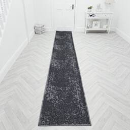 runrug Carpet Runner Rug - Indoor/Outdoor, Reversible, 2mm - 'Tapestry' in Black - Size: 60 cm x 420 cm - thumbnail 5