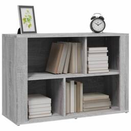 Berkfield Home Sideboard Grey Sonoma 80x30x54 cm Engineered Wood - Size: 80 x 30 x 54 cm - thumbnail 4