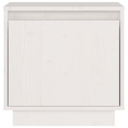 Berkfield Home Bedside Cabinet White 40x30x40 cm Solid Wood Pine - Size: 40 x 30 x 40 cm - thumbnail 6
