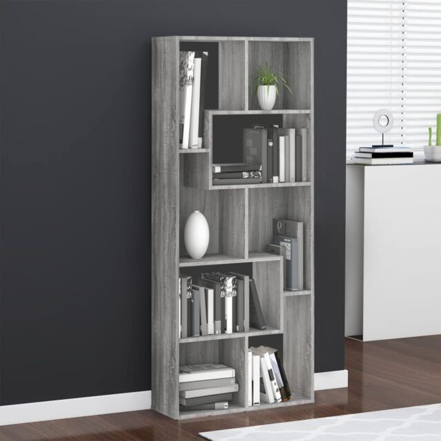 Berkfield Home Book Cabinet Grey Sonoma 67x24x161 cm Engineered Wood - Size: 67 x 24 x 161 cm - image 1