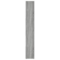 Berkfield Home Book Cabinet Grey Sonoma 67x24x161 cm Engineered Wood - Size: 67 x 24 x 161 cm - thumbnail 4