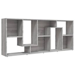 Berkfield Home Book Cabinet Grey Sonoma 67x24x161 cm Engineered Wood - Size: 67 x 24 x 161 cm - thumbnail 5