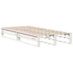 Berkfield Home Bookcase Bed without Mattress White 75x190 cm Small Single Solid Wood - thumbnail 5