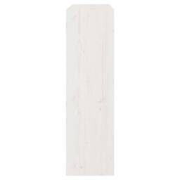 Berkfield Home Book Cabinet/Room Divider White 80x30x103.5 cm Solid Wood Pine - thumbnail 6