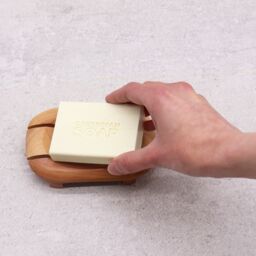 KDMD Classic Mahogany Soap Dish - Oval in Rectangle in Brown - thumbnail 4