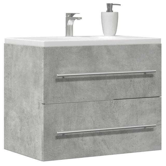 Berkfield Home Sink Cabinet Concrete Grey 60x38.5x48 cm Engineered Wood - image 1