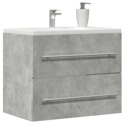 Berkfield Home Sink Cabinet Concrete Grey 60x38.5x48 cm Engineered Wood - thumbnail 1