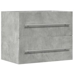 Berkfield Home Sink Cabinet Concrete Grey 60x38.5x48 cm Engineered Wood - thumbnail 2
