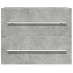 Berkfield Home Sink Cabinet Concrete Grey 60x38.5x48 cm Engineered Wood - thumbnail 4