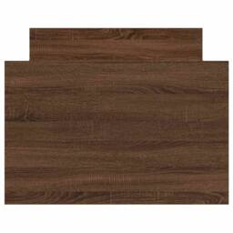 Berkfield Home Bed Frame with Headboard & Footboard Brown Oak 100x200 cm - thumbnail 6