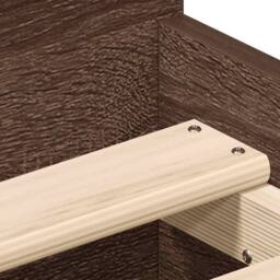 Berkfield Home Bed Frame with Headboard & Footboard Brown Oak 100x200 cm - thumbnail 9
