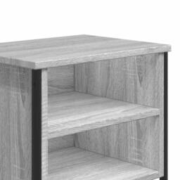 Berkfield Home Elegant Bedside Cabinet Grey Sonoma 40x30x40 cm Engineered Wood - Size: 40 x 30 x 40 cm - thumbnail 8