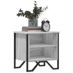 Berkfield Home Elegant Bedside Cabinet Grey Sonoma 40x30x40 cm Engineered Wood - Size: 40 x 30 x 40 cm - thumbnail 4