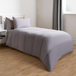 OHS Soft Coverless 10.5 TOG Duvet Set Pillowcase Quilted Cover in Mustard - Size: Double - thumbnail 6
