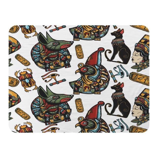Benjamin Tate Design Queen Cleopatra History Blanket in Natural - Size: 120 cm x 150 cm - image 1