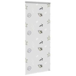 Berkfield Home Shower Roller Blind with Cassette 110x240 cm Fabric Width 106 cm in White - thumbnail 3