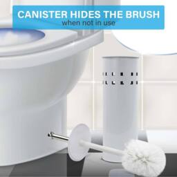 SPETLEK TOILET BRUSH & HOLDER SET WHITE - thumbnail 4