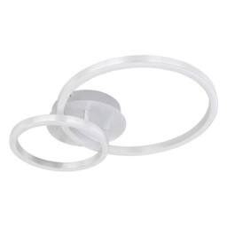 Netlighting Reggy Semi Flush Ceiling Light Aluminium 2x LED 3000K in Grey - thumbnail 2