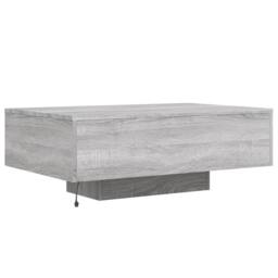 Berkfield Home Coffee Table with LED Lights Grey Sonoma 85x55x31 cm - Size: 85 x 55 x 31 cm - thumbnail 8