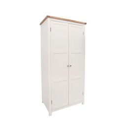 Cabinet Bits Lovere 2 Door Wardrobe Chrome Knob in Off-White - thumbnail 2