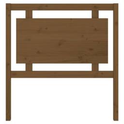 Berkfield Home Beautiful Bed Headboard Honey Brown 95.5x4x100 cm Solid Pine Wood - thumbnail 4