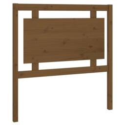 Berkfield Home Beautiful Bed Headboard Honey Brown 95.5x4x100 cm Solid Pine Wood - thumbnail 3