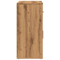 Berkfield Home Sideboard Artisian Oak 80x33x70 cm Engineered Wood in Brown - Size: 80 x 33 x 70 cm - thumbnail 6