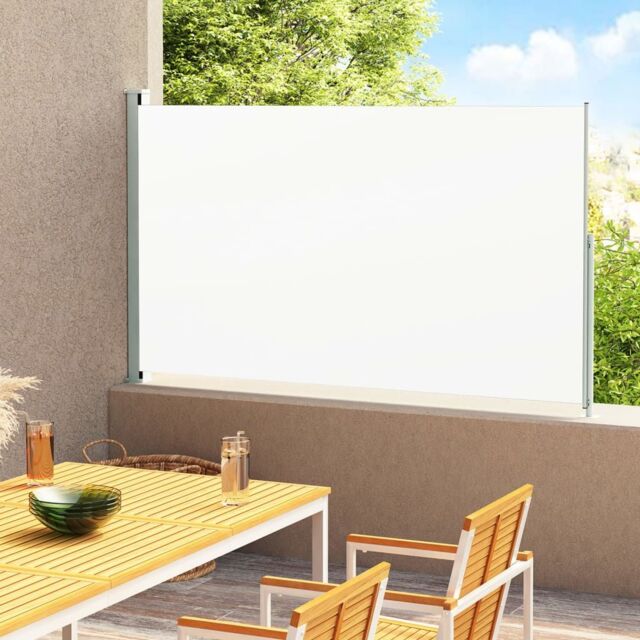 Berkfield Home Patio Retractable Side Awning 180x300 cm Cream in Beige - image 1