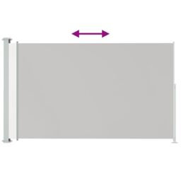 Berkfield Home Patio Retractable Side Awning 180x300 cm Cream in Beige - thumbnail 3