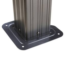 Rowlinsons Sojag Messina Gazebo 3m x 3.7m - Aluminum - L353 x W298 x H291.49 cm in Black - thumbnail 4