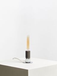 Orsina Mettalic Finish Table Lamp, Lamp for Table Living Room in Silver - thumbnail 4