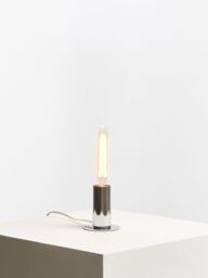 Orsina Mettalic Finish Table Lamp, Lamp for Table Living Room in Silver - thumbnail 5