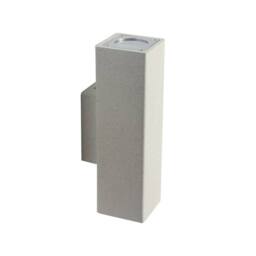 Netlighting OAKLAND Outdoor 2 Light Up Down Light White IP65 25.4x10.3x7.5cm in Light Stone - Size: 25.4x10.3x7.5 cm