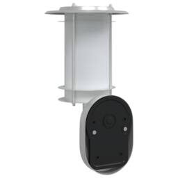 Berkfield Home Outdoor Wall Lights with Sensors 2pcs Silver Stainless Steel - thumbnail 6