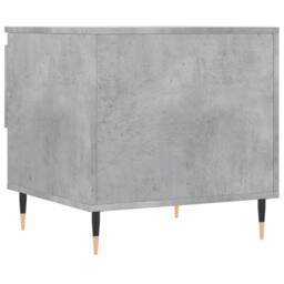 Berkfield Home Modern Coffee Table Concrete Grey 50x46x50 cm Engineered Wood - Size: 50 x 46 x 50 cm - thumbnail 8