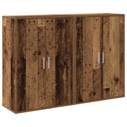 Berkfield Home Buffet Sideboard Old wood 120 x 31 x 84 cm Engineered Wood - thumbnail 2