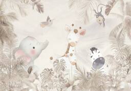 Superfresco Easy Circle of Life Neutral Print To Order 3m x 2.8m Mural in Beige - thumbnail 2