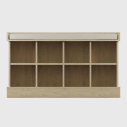 GFW Kempton Shoe Bench in Light Oak - thumbnail 4