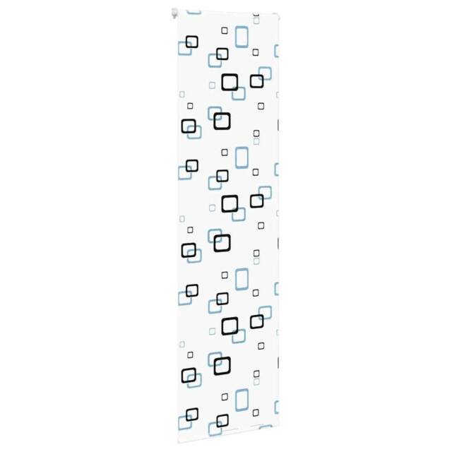 Berkfield Home Shower Roller Blind 80x240 cm Fabric Width 76 cm in White - image 1