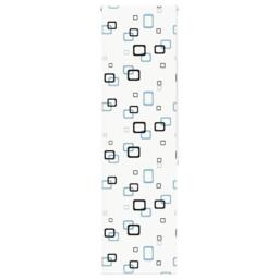 Berkfield Home Shower Roller Blind 80x240 cm Fabric Width 76 cm in White - thumbnail 2