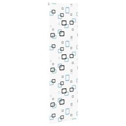 Berkfield Home Shower Roller Blind 80x240 cm Fabric Width 76 cm in White - thumbnail 1