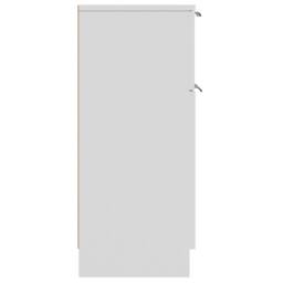 Berkfield Home Sideboard White 30x30x70 cm Engineered Wood - Size: 30 x 30 x 70 cm - thumbnail 8