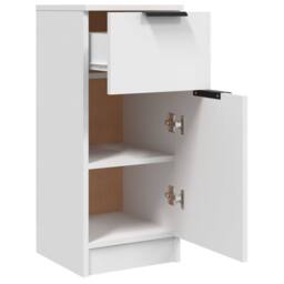 Berkfield Home Sideboard White 30x30x70 cm Engineered Wood - Size: 30 x 30 x 70 cm - thumbnail 7
